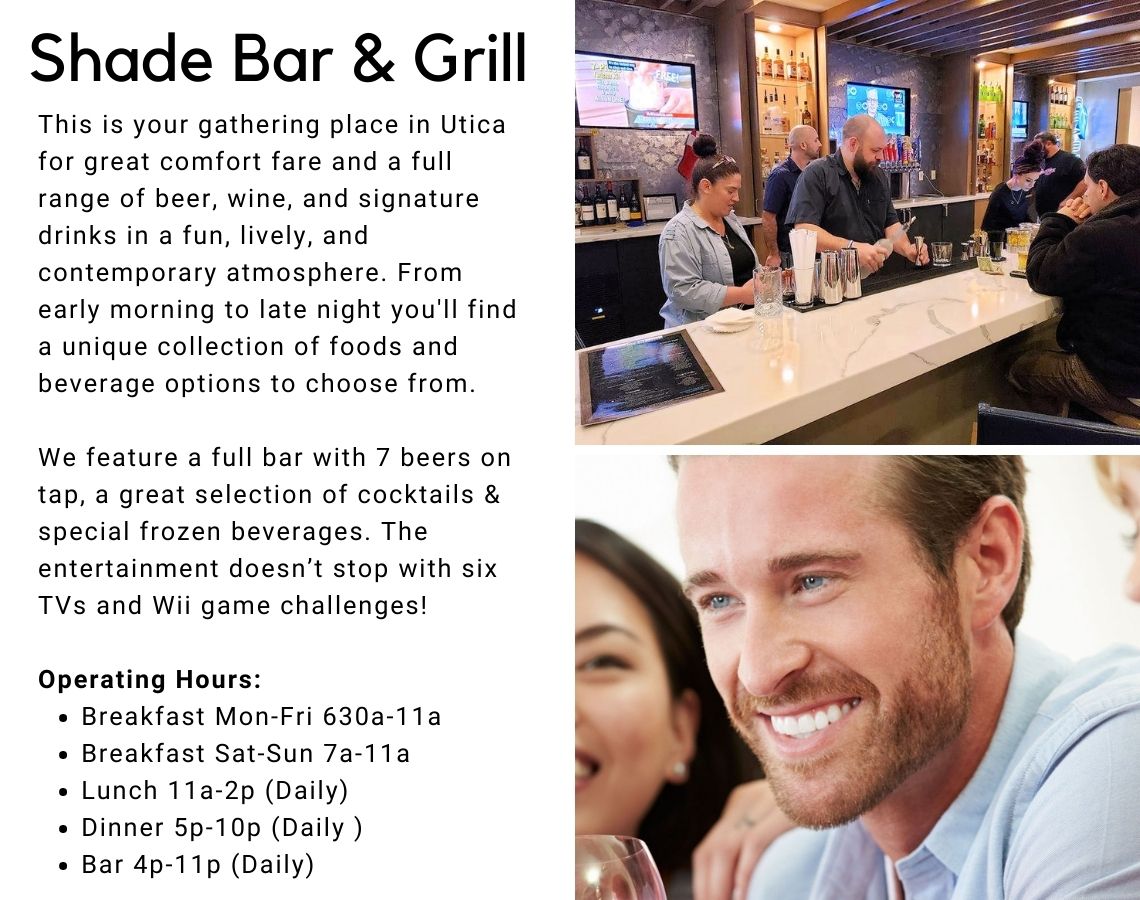 Shade Bar & Grill Utica New Yorkc